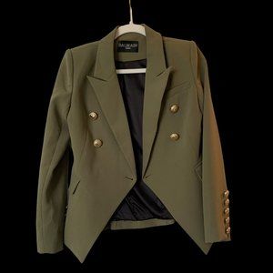 Mustard color jacket  with gold buttons size M